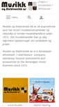 Mobile Screenshot of musikk-elektronikk.no